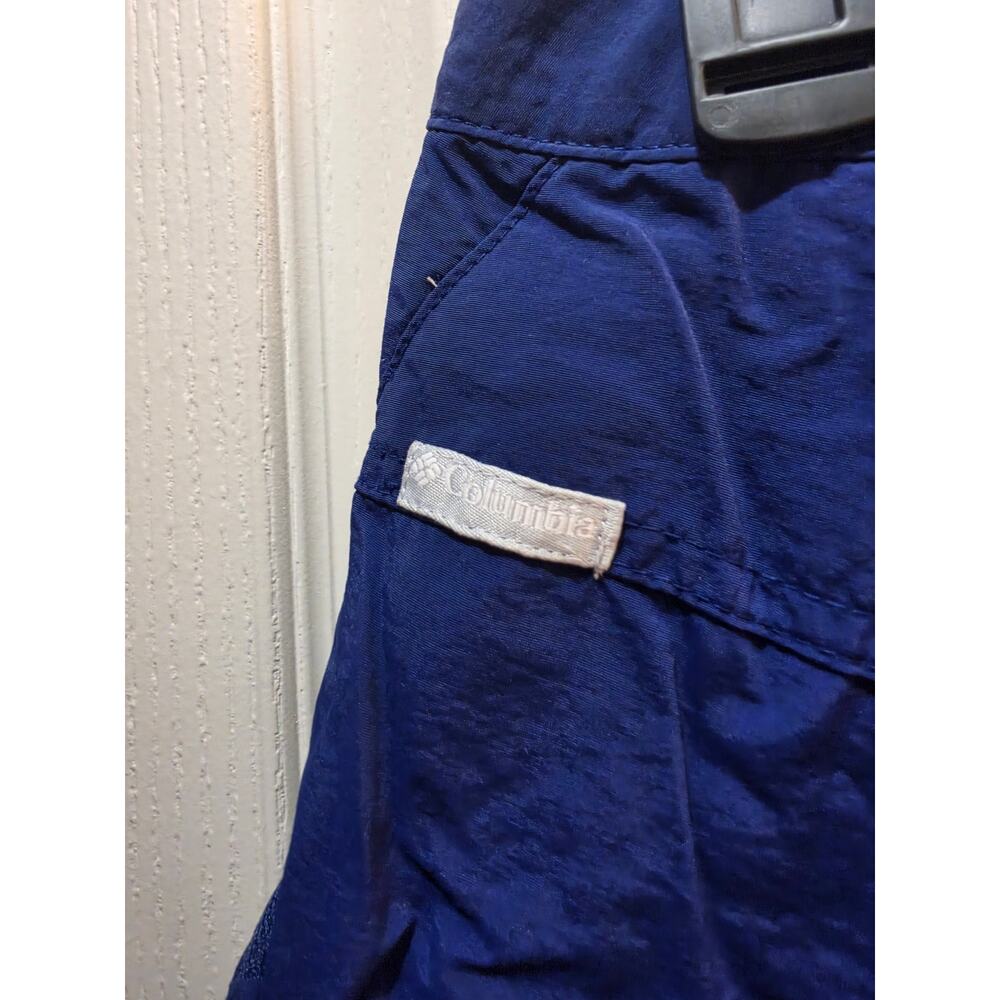 Columbia AL4574 Navy Cargo Hiking Shorts Belted Gorpcore M - Picture 9 of 10